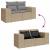 Set canapele de grădină, 7 piese, cu perne, bej, poliratan GartenMobel Dekor