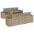 Set canapele de grădină, 7 piese, cu perne, bej, poliratan GartenMobel Dekor