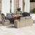 Set canapele de grădină, 9 piese, cu perne, bej, poliratan GartenMobel Dekor