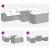 Set canapele de grădină cu perne, 10 piese, negru, poliratan GartenMobel Dekor