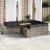 Set mobilier de grădină cu perne, 10 piese, gri, poliratan GartenMobel Dekor