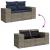 Set canapele de grădină cu perne, 11 piese, gri, poliratan GartenMobel Dekor