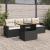 Set mobilier de grădină cu perne, 5 piese,poliratan/lemn acacia GartenMobel Dekor