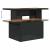 Set mobilier de grădină cu perne, 5 piese, negru, poliratan GartenMobel Dekor