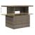 Set mobilier de grădină cu perne, 10 piese, gri, poliratan GartenMobel Dekor