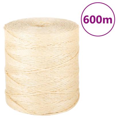Frânghie, 600 m, sisal 100%, 2 mm GartenMobel Dekor
