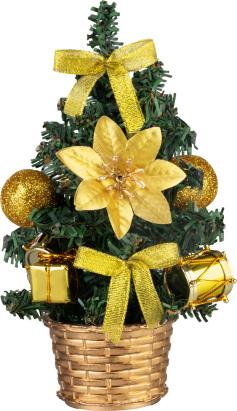 Dekorácia MagicHome Vianoce, stromček, s bubnom, 21 cm