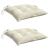 Perne de scaun, 2 buc., alb crem, 40x40x7 cm, textil oxford GartenMobel Dekor
