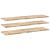Rafturi suspendate 3 buc. 160x40x2cm lemn masiv acacia netratat GartenMobel Dekor