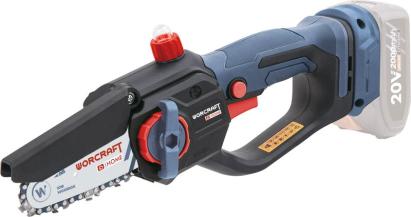 Mini drujbă cu acumulator Worcraft Home 20V 4 inch, set cu 2 baterii