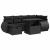 Set canapele de grădină cu perne, 7 piese, negru, poliratan GartenMobel Dekor