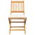 Scaun pliant 4 pcs Alb 49 x 57.5 x 92cm Lemn masiv de acacia GartenMobel Dekor