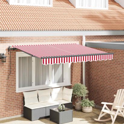 Cortina Retractabilă Roșu 250 x 200 cm țesătură GartenMobel Dekor