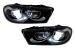 Faruri LED VW Scirocco III 137 (2008-04.2014) Negru Semnal Dinamic Performance AutoTuning