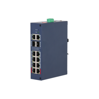 Switch Dahua, 8 porturi POE, managemenet, POE, Long Distance, IP30, metalic, CHS4212-8GT-110 SafetyGuard Surveillance