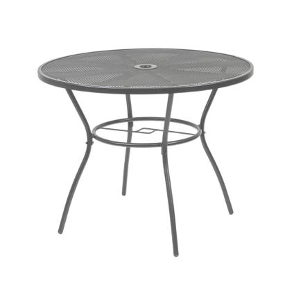 Masă de grădină rotundă Arko din plasă metalică, antracit