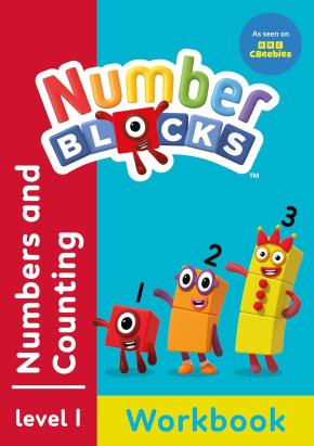 Carte de activitati Numberblocks pentru invatarea numerelor 1-5, 3 ani+