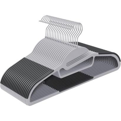 Set 20 umerase subtiri antialunecare SONGMICS, 42 cm, gri