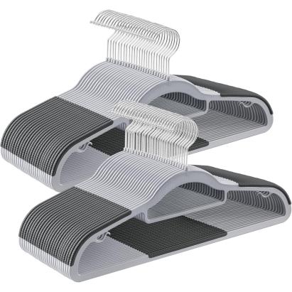 Set 50 umerase subtiri antialunecare SONGMICS, 42 cm, gri