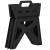 Scaun înălțător pliabil multifuncțional, compact, cu mâner, 100 kg, negru