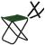 Scaun pliabil pentru camping si pescuit, metalic, 100 kg, verde
