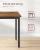 Masa de bucatarie VASAGLE pentru 4 persoane, stil industrial, maro rustic