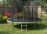 Trambulina de gradina 312 cm cu plasa interioara, scara si suport 150 kg