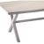 Masa de gradina bej cu cadru din aluminiu si blat polywood 180x100x75 cm