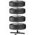Suport depozitare anvelope 4 roti din metal, 100 kg, negru, 45x45x105 cm