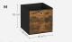 Set 6 cutii de depozitare pliabile SONGMICS, 30x30x30 cm, maro rustic