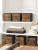 Set 6 cutii de depozitare pliabile SONGMICS, 30x30x30 cm, maro rustic