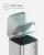 Cos de gunoi SONGMICS 30L din inox, cu pedala si capac silentios, argintiu