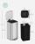 Cos de gunoi SONGMICS 30L din inox, cu pedala si capac silentios, argintiu