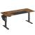 Birou reglabil electric SONGMICS 160x70 cm, maro rustic, cu memorie