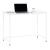 Birou alb cu blat MDF si cadru metalic, 100x50x76 cm, modern