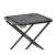 Masă pliabilă pentru camping și picnic, cu suporturi pahare, 50x50x50 cm, negru