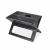 Gratar portabil pliabil din metal pentru camping si gradina, 56x56x40 cm, negru