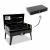 Gratar portabil pliabil tip valiza 45x30x30 cm, cu accesorii incluse