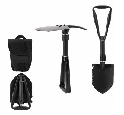 Lopata pliabila multifunctionala 6 in 1 pentru camping si gradina, 47 cm