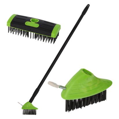 Perie telescopica 3 in 1 pentru buruieni si pavaj, cu maner metalic 140 cm