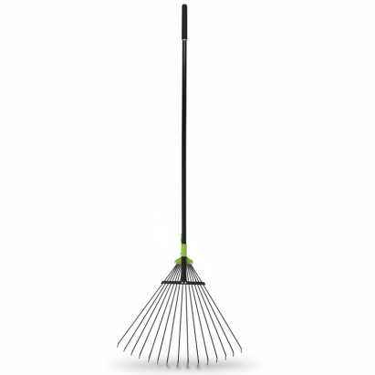 Greblă de grădină pentru frunze, reglabilă 20-59 cm, mâner telescopic 120-160 cm