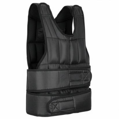 Vesta fitness cu greutati reglabila 20 kg pentru antrenamente, negru