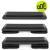 Stepper aerobic fitness reglabil cu 3 niveluri, 350 kg, 108 cm, negru-gri