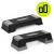 Step aerobic fitness reglabil cu 2 niveluri, suport 350 kg, negru-gri
