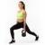 Kettlebell 4 kg din ABS rezistent, cu maner ergonomic, negru