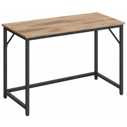 Birou calculator VASAGLE, stil industrial, blat PAL, 100x50x76 cm, maro camel