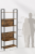 Biblioteca VASAGLE cu 6 rafturi, stil industrial, maro rustic, 128x24x187 cm