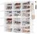 Organizator pantofi modular SONGMICS cu 12 compartimente si usi, alb