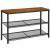 Etajera pentru pantofi VASAGLE cu 3 niveluri si blat, stil industrial