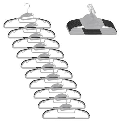 Set 20 umerase antiderapante pentru haine, 41 cm, cu carlig rotativ